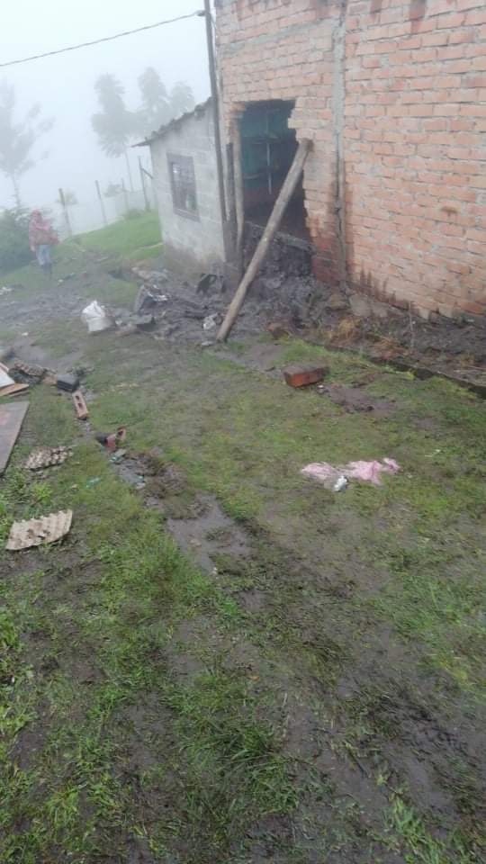 Fuertes lluvias en Los Andes
